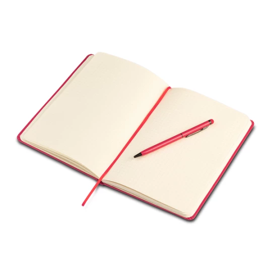 Zestaw notes z długopisem Abrantes, czerwony (R64214.08)
