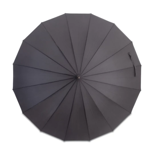 Parasol 16 panelowy Thun, czarny (R07949.02)