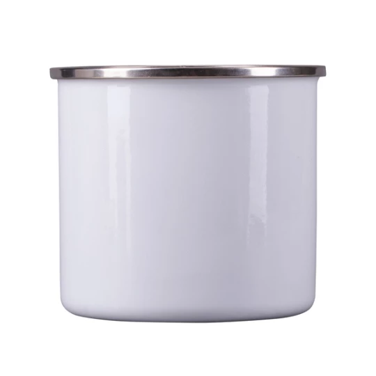 Kubek emaliowany Oldie 500 ml, biały (R08230.06)