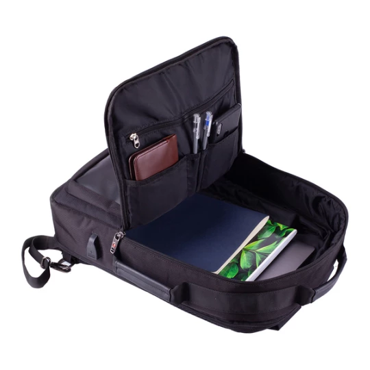 Plecak/teczka City Cyber z ochroną RFID, czarny (R91842.02)