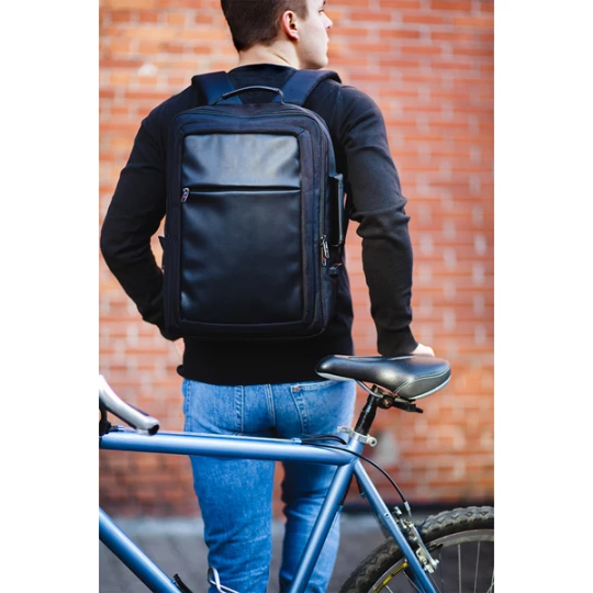 Plecak/teczka City Cyber z ochroną RFID, czarny (R91842.02)