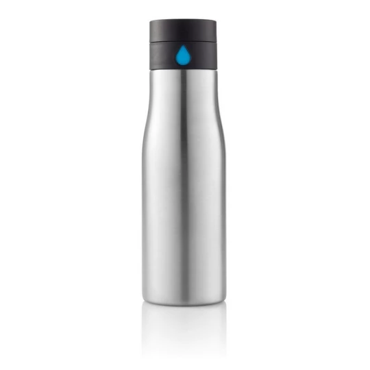 Butelka sportowa 650 ml Aqua, monitorująca ilość wypitej wody (P436.882)