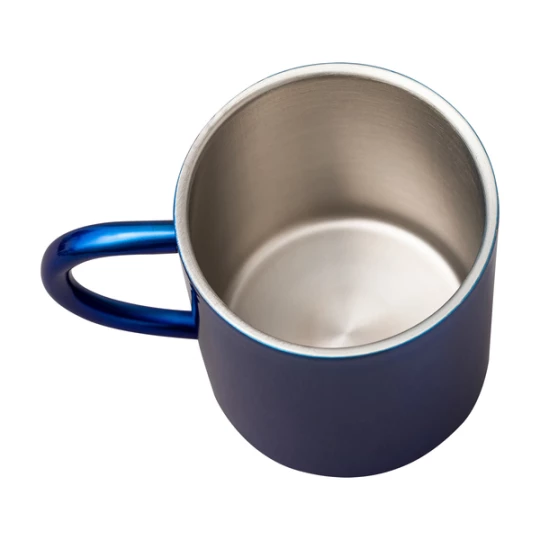 Kubek stalowy Stalwart 240 ml, niebieski (R08490.04)