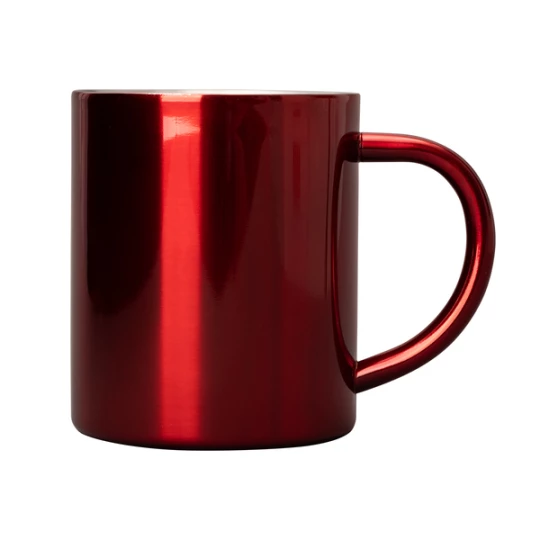 Kubek stalowy Stalwart 240 ml, czerwony (R08490.08)