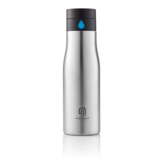 Butelka sportowa 650 ml Aqua, monitorująca ilość wypitej wody (P436.882)