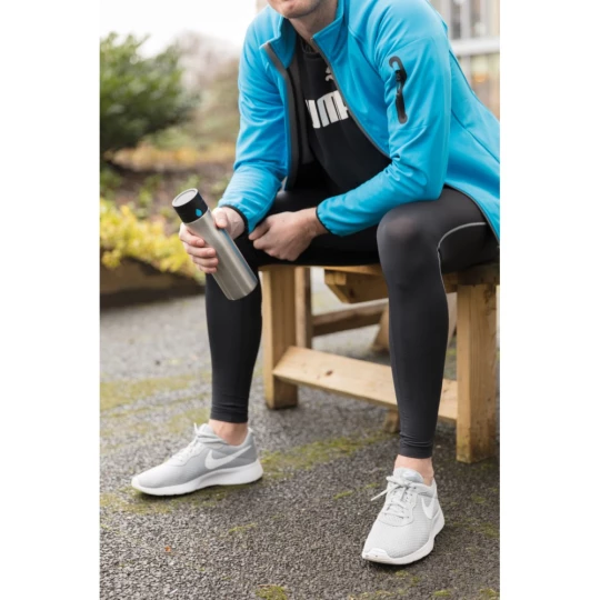 Butelka sportowa 650 ml Aqua, monitorująca ilość wypitej wody (P436.882)