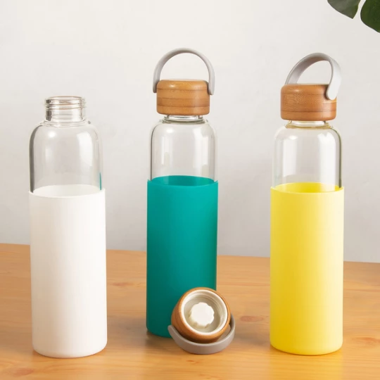 Szklana butelka Refresh 560 ml, zielony (R08272.05)