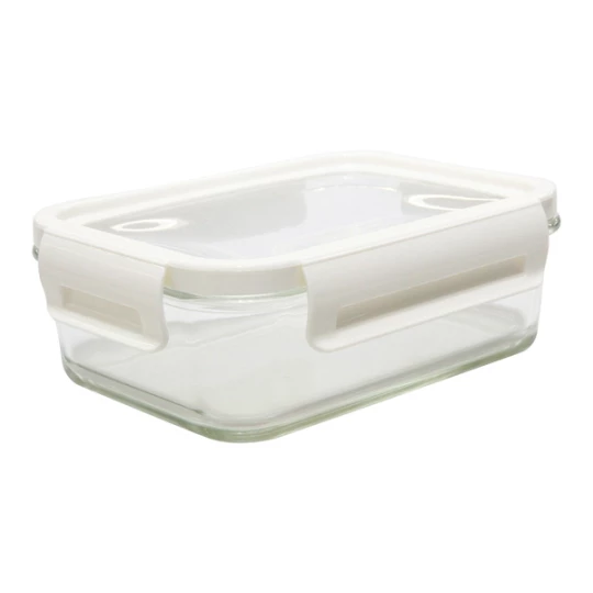 Lunch box Delect 900 ml, biały/transparentny (R08442.00)
