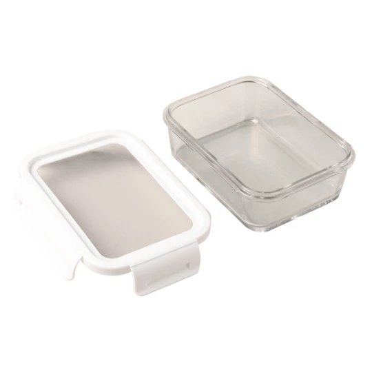 Lunch box Delect 900 ml, biały/transparentny (R08442.00)