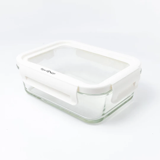Lunch box Delect 900 ml, biały/transparentny (R08442.00)
