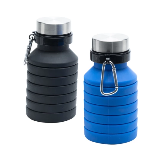 Składany bidon sportowy Makalu 550 ml, niebieski (R08436.04)