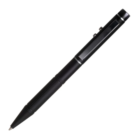 Długopis ze wskaźnikiem laserowym Stellar, czarny (R35424.02)