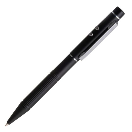 Długopis ze wskaźnikiem laserowym Stellar, czarny (R35424.02)