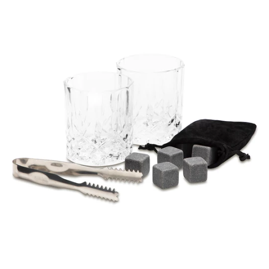Zestaw do whisky Adare, brązowy (R22549.10)
