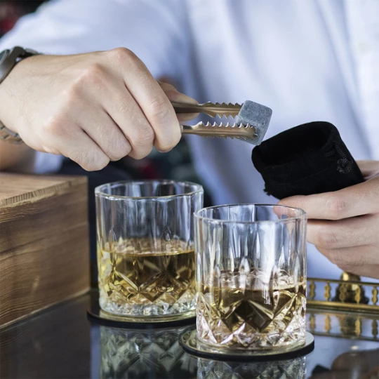 Zestaw do whisky Adare, brązowy (R22549.10)