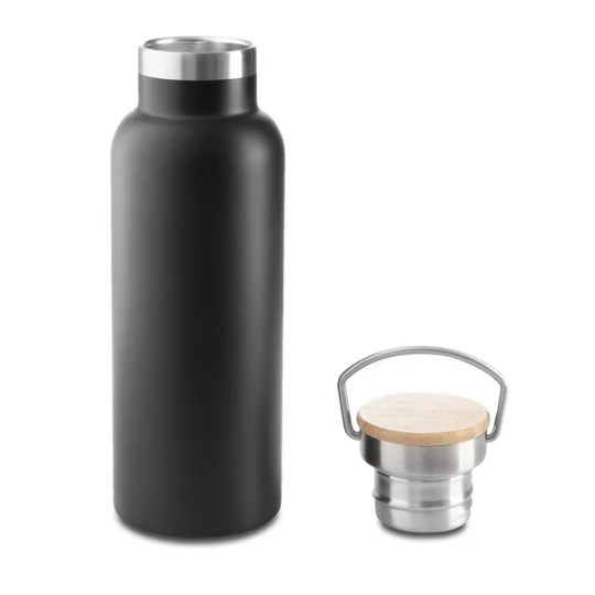 Butelka próżniowa 500 ml Malmo, czarny (R08412.02)
