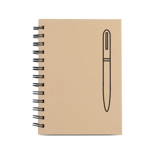 Notes z magnesem na długopis Attract, beżowy (R73649.13)