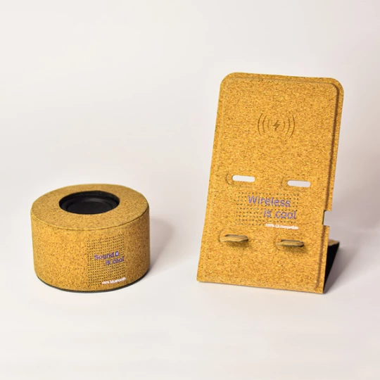 Głośnik bluetooth z korka Sangita, beżowy - druga jakość (R64379.13.IIQ)