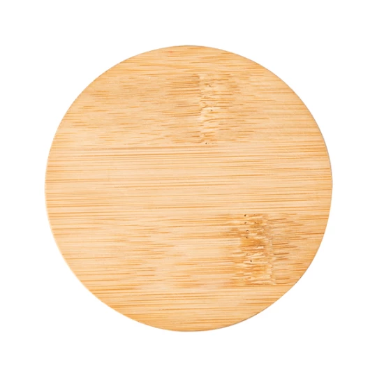 Kubek ceramiczny z bambusową przykrywką Giulia, czarny (R85309.02)
