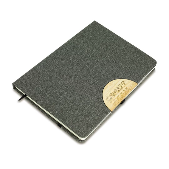 Zestaw notes z długopisem Fold, szary (R64209.21)