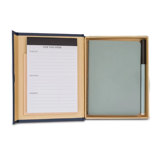 Notes i planner w upominkowym pudełku Kampa, granatowy (R73648.42)