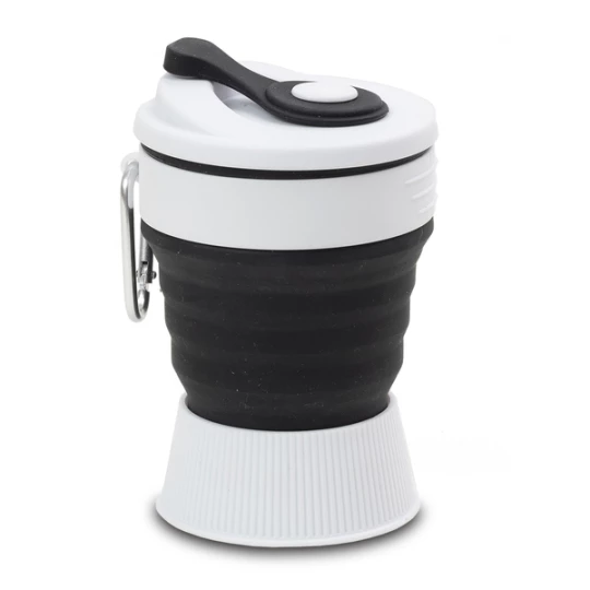 Kubek silikonowy 350 ml Flexi, czarny (R08258.02)