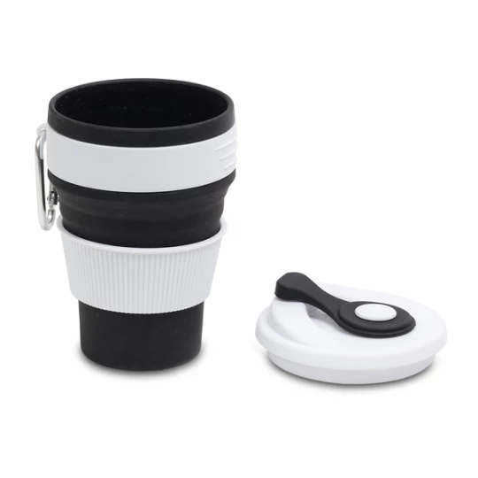 Kubek silikonowy 350 ml Flexi, czarny (R08258.02)