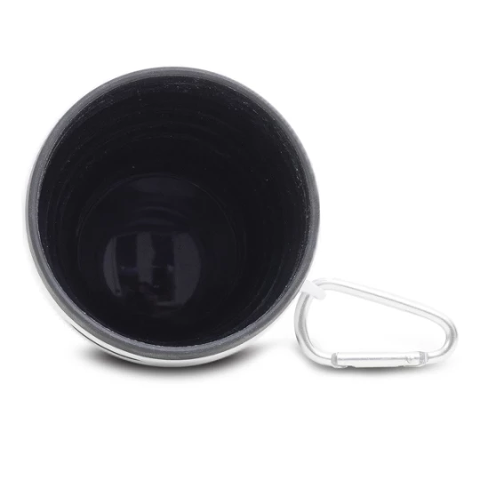Kubek silikonowy 350 ml Flexi, czarny (R08258.02)