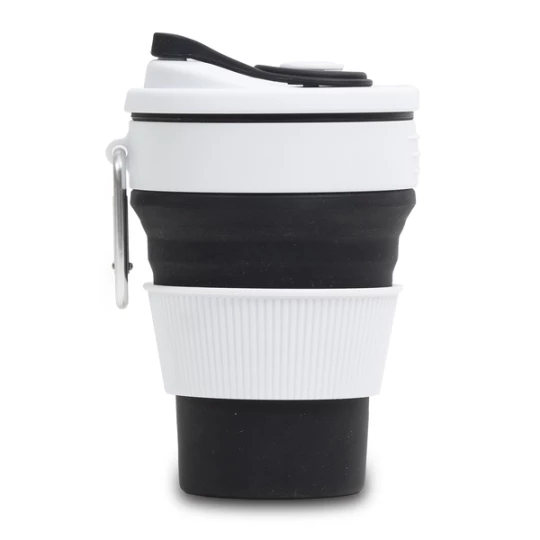 Kubek silikonowy 350 ml Flexi, czarny (R08258.02)