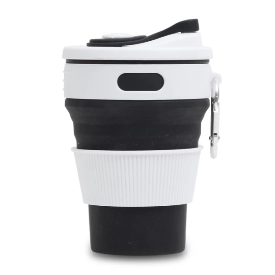 Kubek silikonowy 350 ml Flexi, czarny (R08258.02)