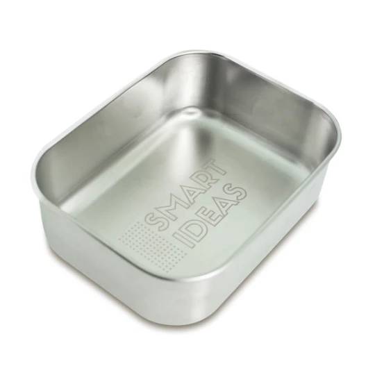 Pojemnik stalowy na lunch 800 ml, srebrny (R08239.01)