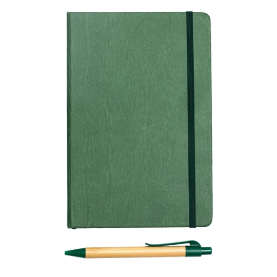 Zestaw upominkowy notes z długopisem Forest, zielony (R64258.05)
