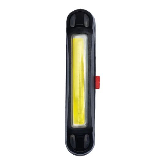 Lampka rowerowa Utrecht, ładowana przez USB, czarny (R17850.02)