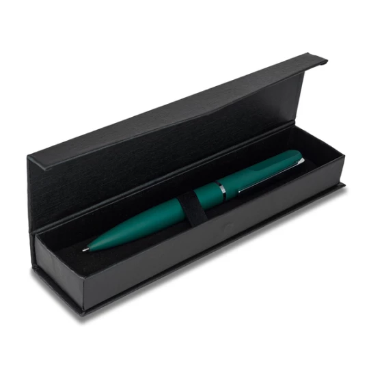 Elegancki długopis w pudełku Saba, ciemnozielony (R02317.51)