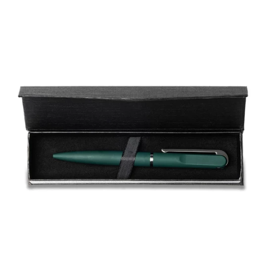 Elegancki długopis w pudełku Saba, ciemnozielony (R02317.51)