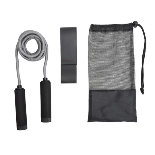 Zestaw do fitness Action, czarny (R07991.02)