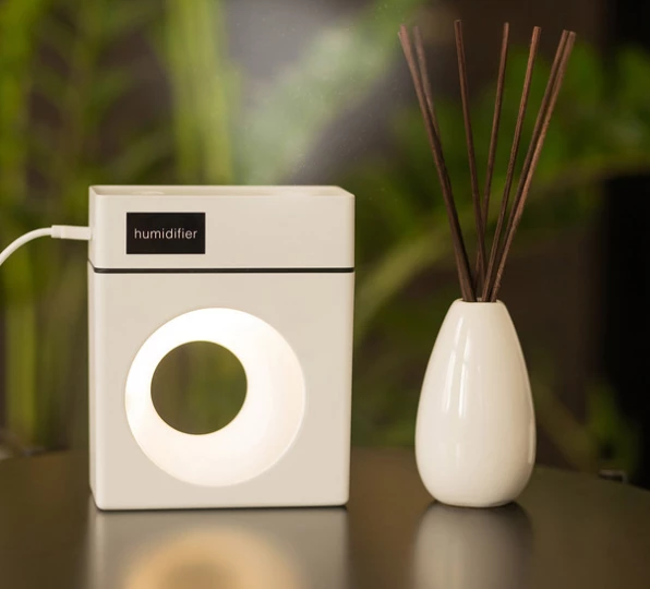 Nawilżacz powietrza z lampką Breath, biały (R50159.06)