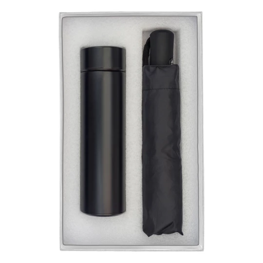 Zestaw upominkowy kubek termiczny z parasolem Monaco, mix (R08242.99)