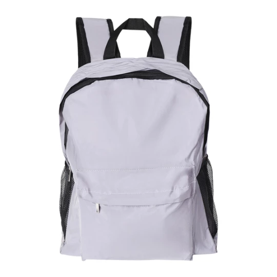 Plecak odblaskowy na laptop Antar, srebrny (R08707.01)