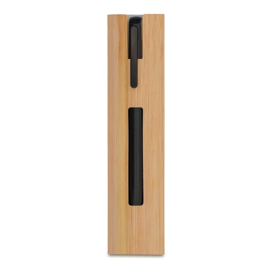 Metalowy długopis w etui Jerome, czarny (R73439.02)