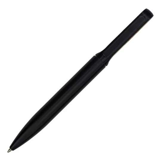 Metalowy długopis w etui Jerome, czarny (R73439.02)
