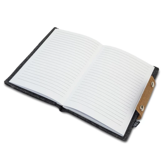 Organizer w okładce filcowej Iga, szary (R64264.21)