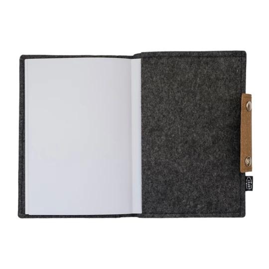 Organizer w okładce filcowej Iga, szary (R64264.21)