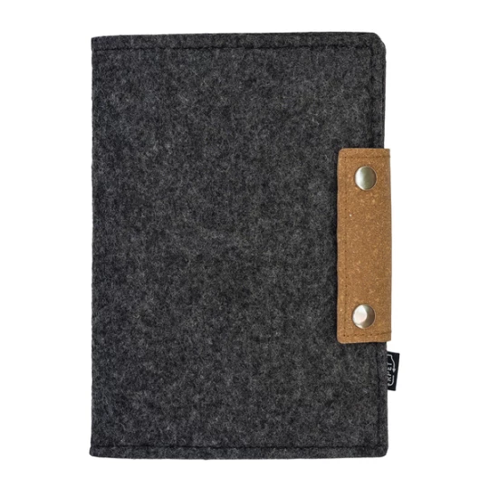 Organizer w okładce filcowej Iga, szary (R64264.21)