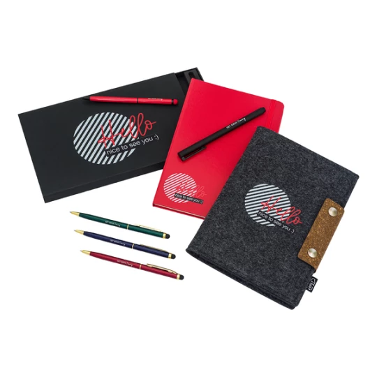 Organizer w okładce filcowej Iga, szary (R64264.21)