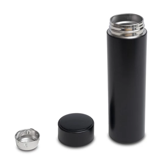 Kubek próżniowy z termometrem Falco 420 ml, czarny (R08257.02)