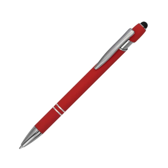 Długopis aluminiowy Softano, czerwony (R73424.08)