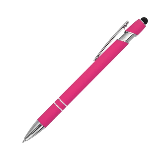 Długopis aluminiowy Softano, różowy (R73424.33)
