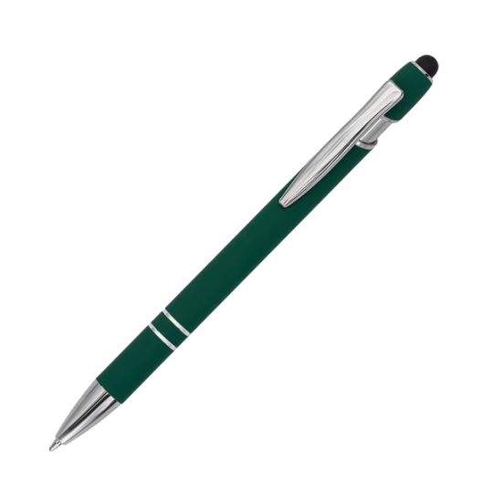 Długopis aluminiowy Softano, ciemnozielony (R73424.51)