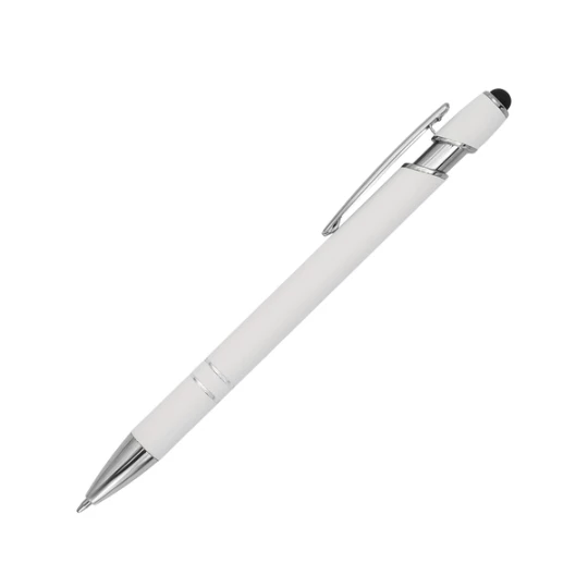Długopis aluminiowy Softano, biały (R73424.06)